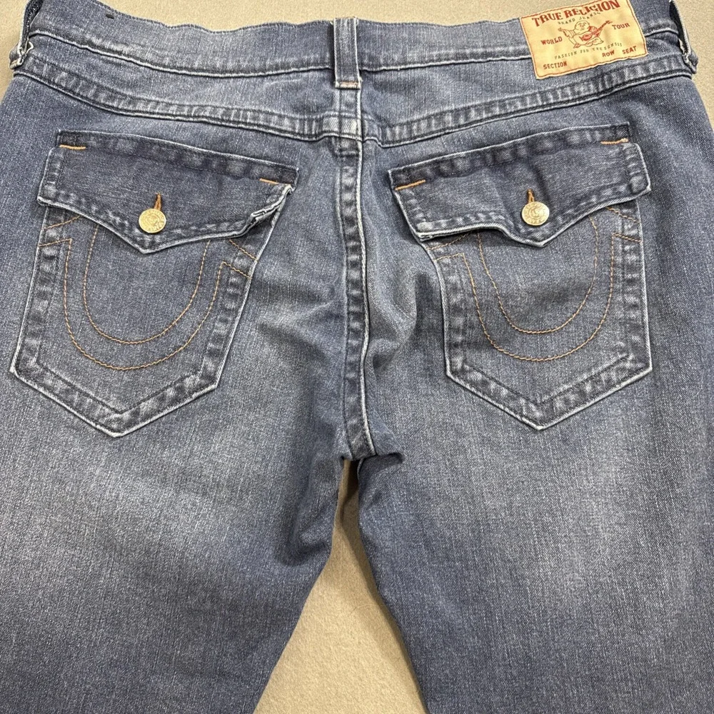 JEANS True Religion Rocco MENS 40 RELAXED SKINNY Stretch Premium Blue